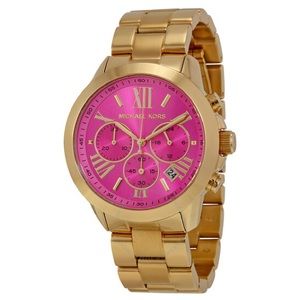 Michael Kors Gold Pink Watch